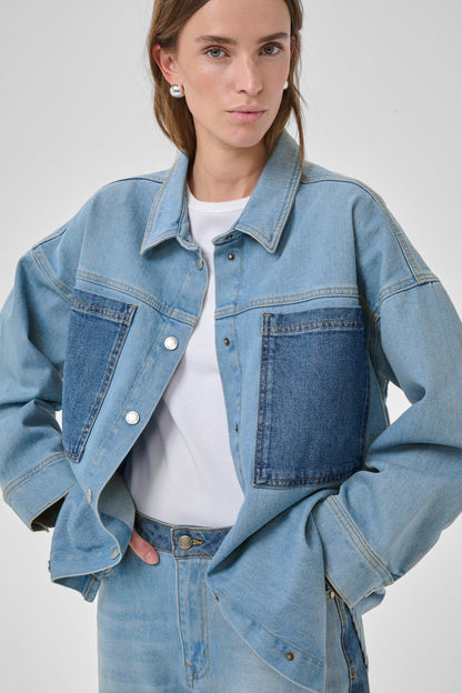 My Essential Wardrobe - MWMazie 139 Boxy Mix Shirt