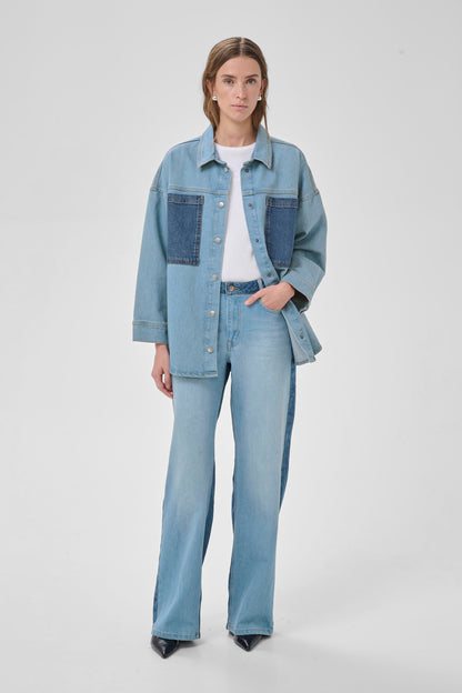 My Essential Wardrobe - MWMazie 139 Boxy Mix Shirt