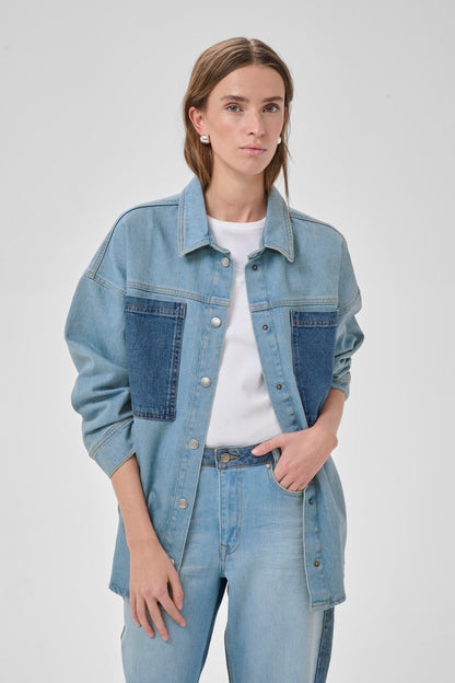 My Essential Wardrobe - MWMazie 139 Boxy Mix Shirt