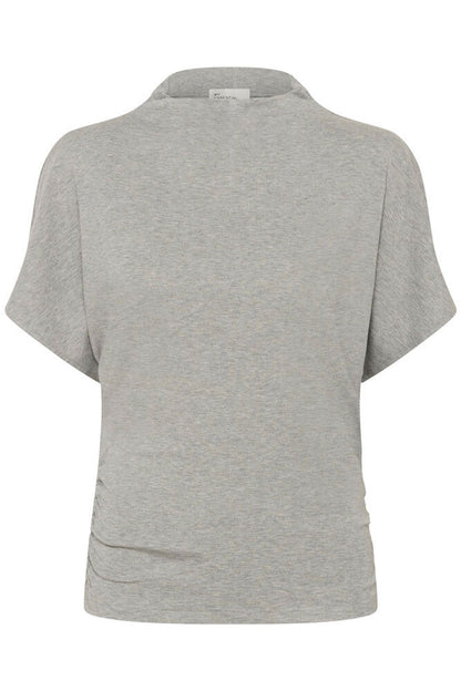 My Essential Wardrobe - NuptiMW Blouse - Light Grey Melange