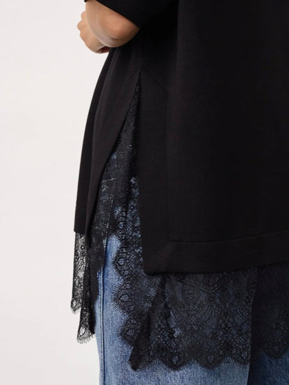 Co’Couture - LarsonCC Mix Lace Tee