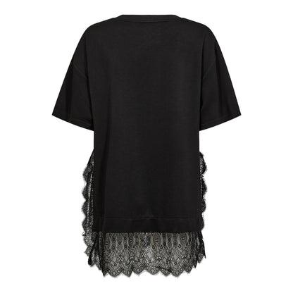 Co’Couture - LarsonCC Mix Lace Tee