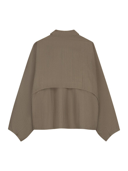 CATWALK JUNKIE - Check cape jacket