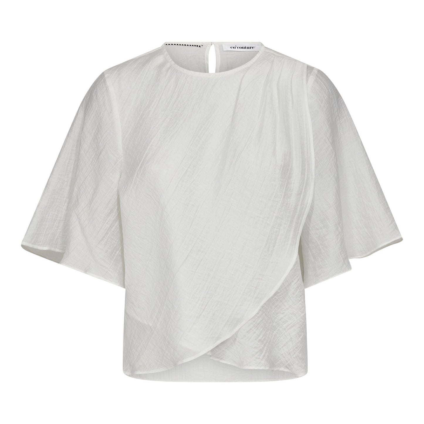 Co’Couture - ConnyCC Drape SS Blouse