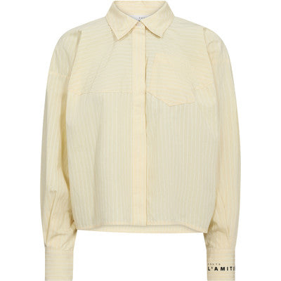 Haute L’Amitié - Sophie Rose Stripe Shirt - Pale Yellow