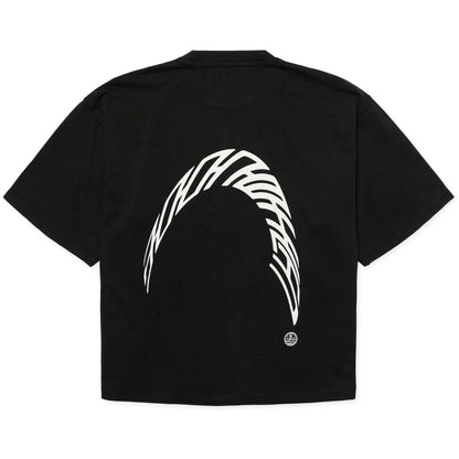 Woodbird - WBJuno Warp Acid Tee - Washed Black