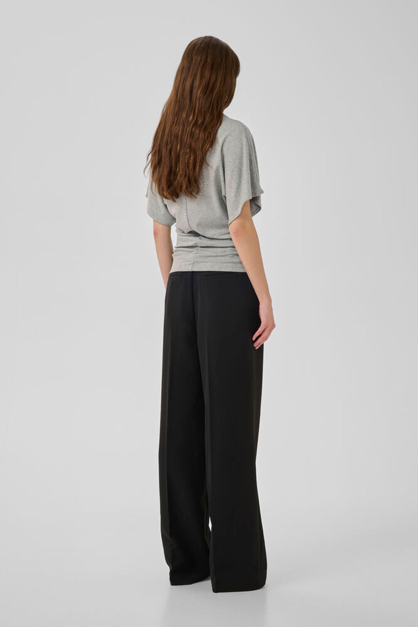 My Essential Wardrobe - NuptiMW Blouse - Light Grey Melange