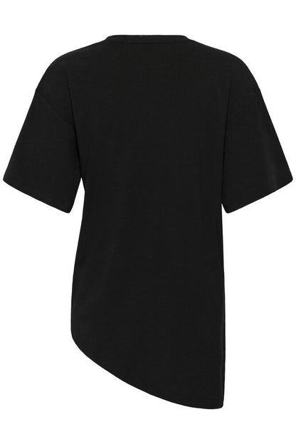 My Essential Wardrobe - MWNupti Drape Tee - Black