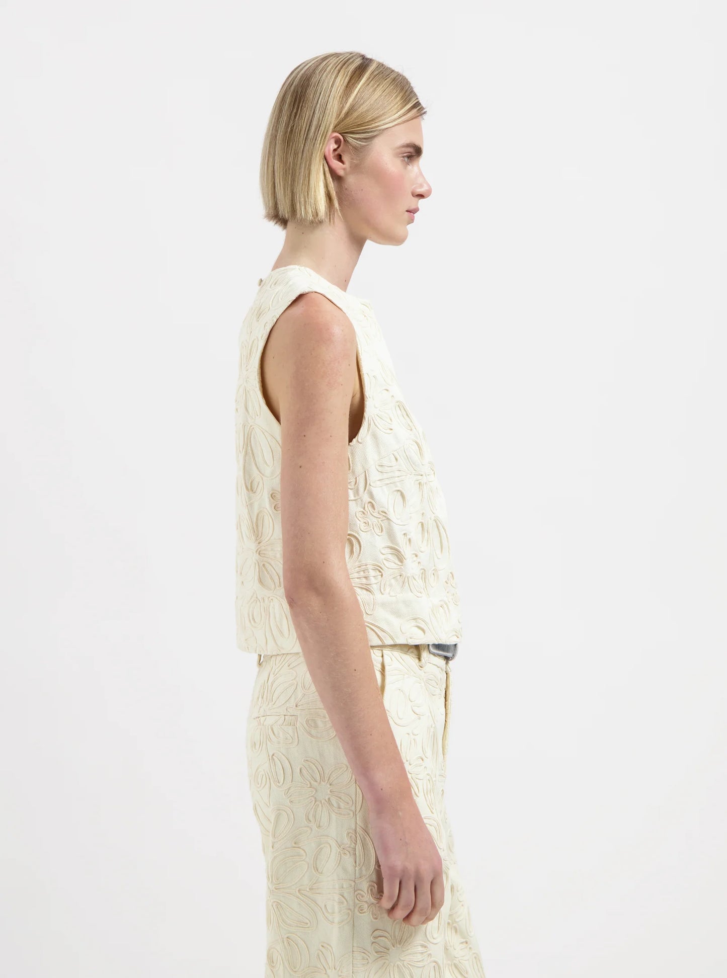 Nous Sommes Label - L Mira SL Top - Off White