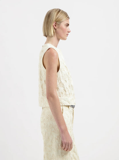 Nous Sommes Label - L Mira SL Top - Off White