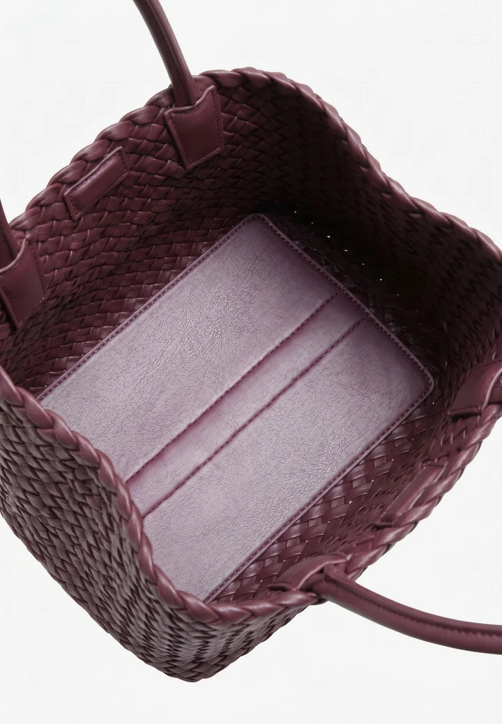 HVISK - Lily Braided - Deep Burgundy