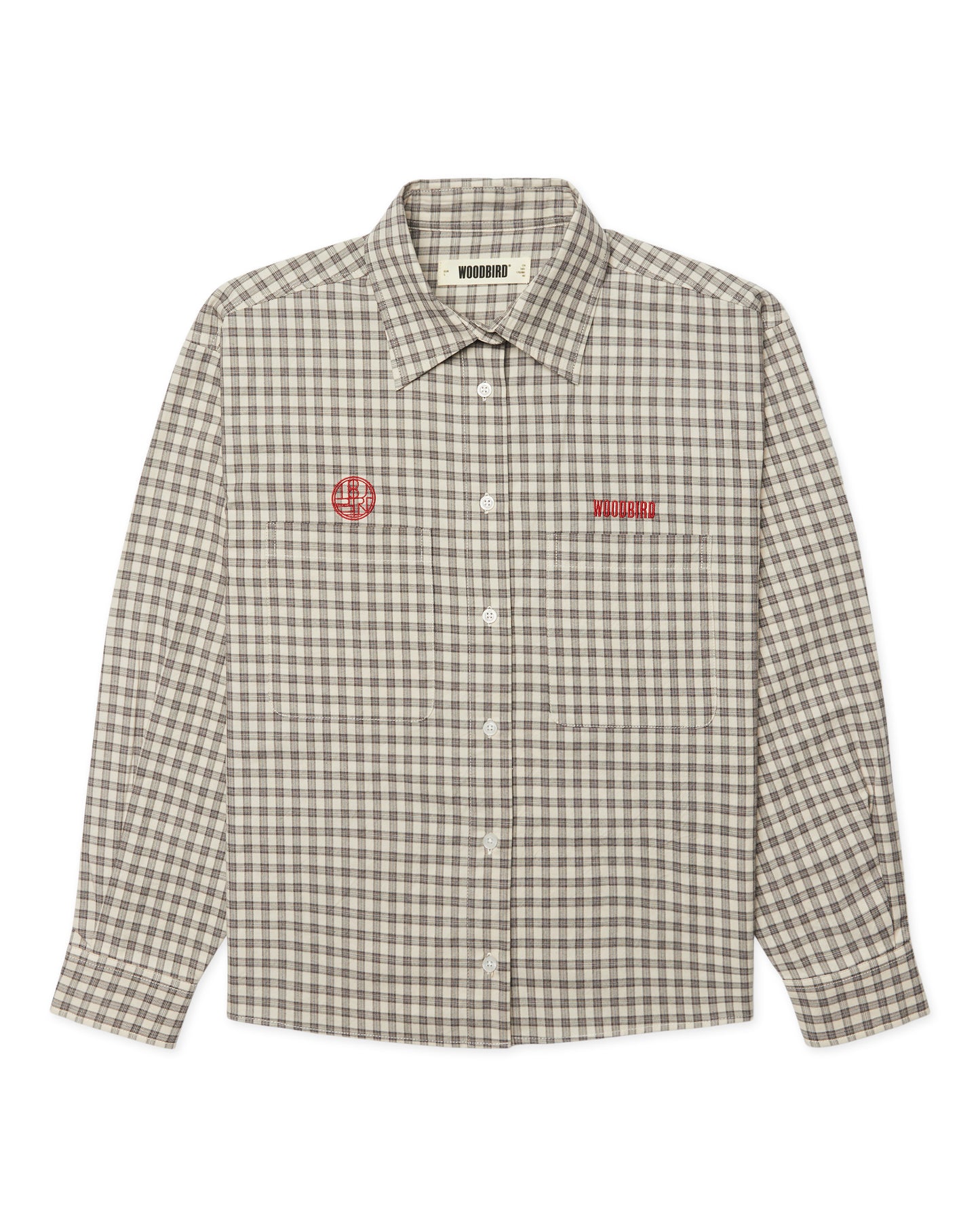 WOODBIRD - WBLing EMB Check Shirt