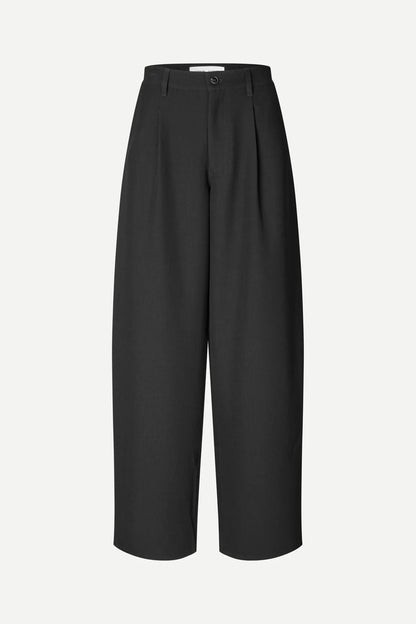 Samsøe Samsøe - Saharper Pleat Trousers Black