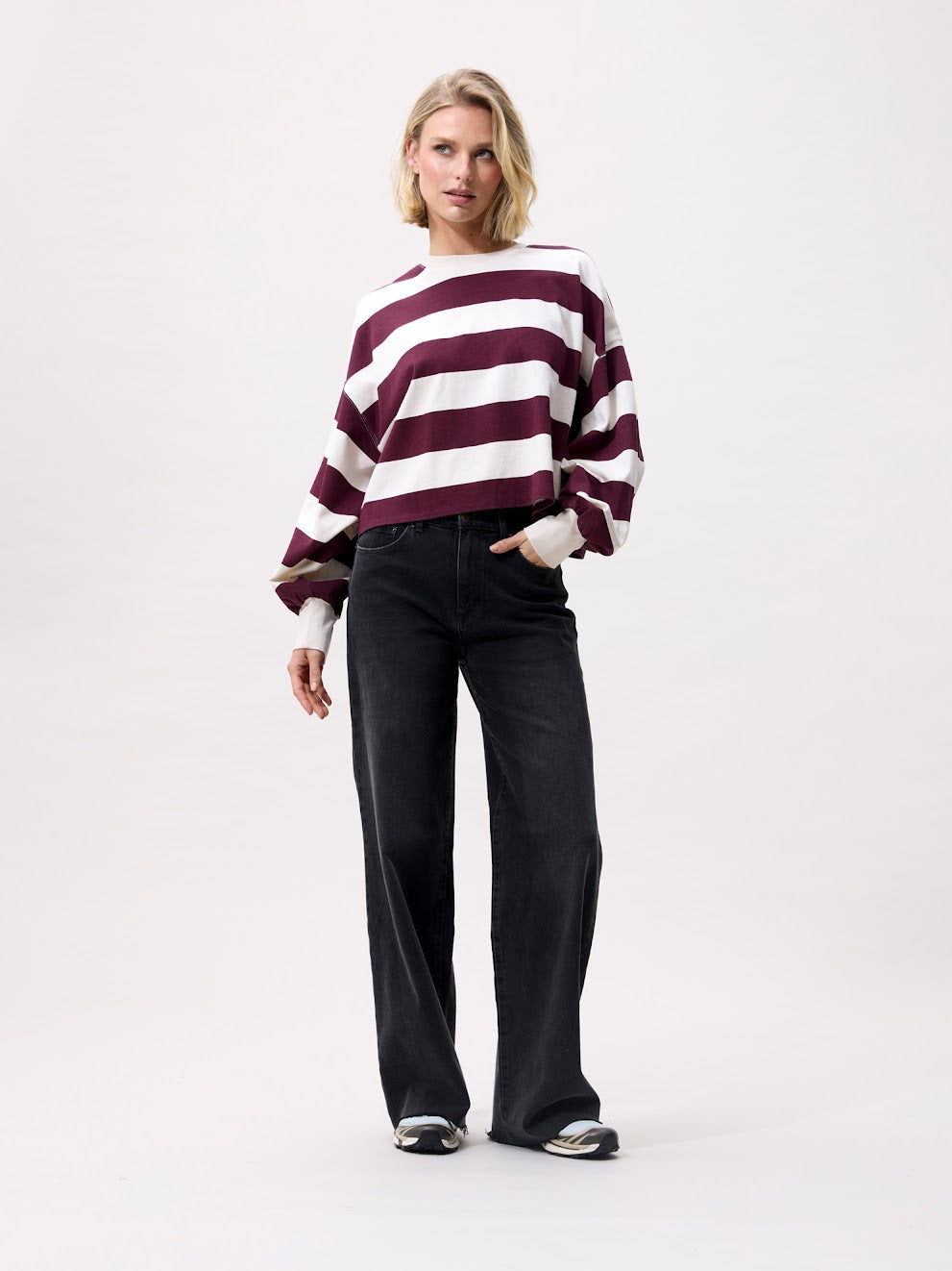 CATWALK JUNKIE. - Oversized striped long sleeve