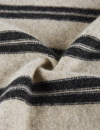 Esmé Studíos - ESFiro Knit Scarf - Pure Cashmere stripe