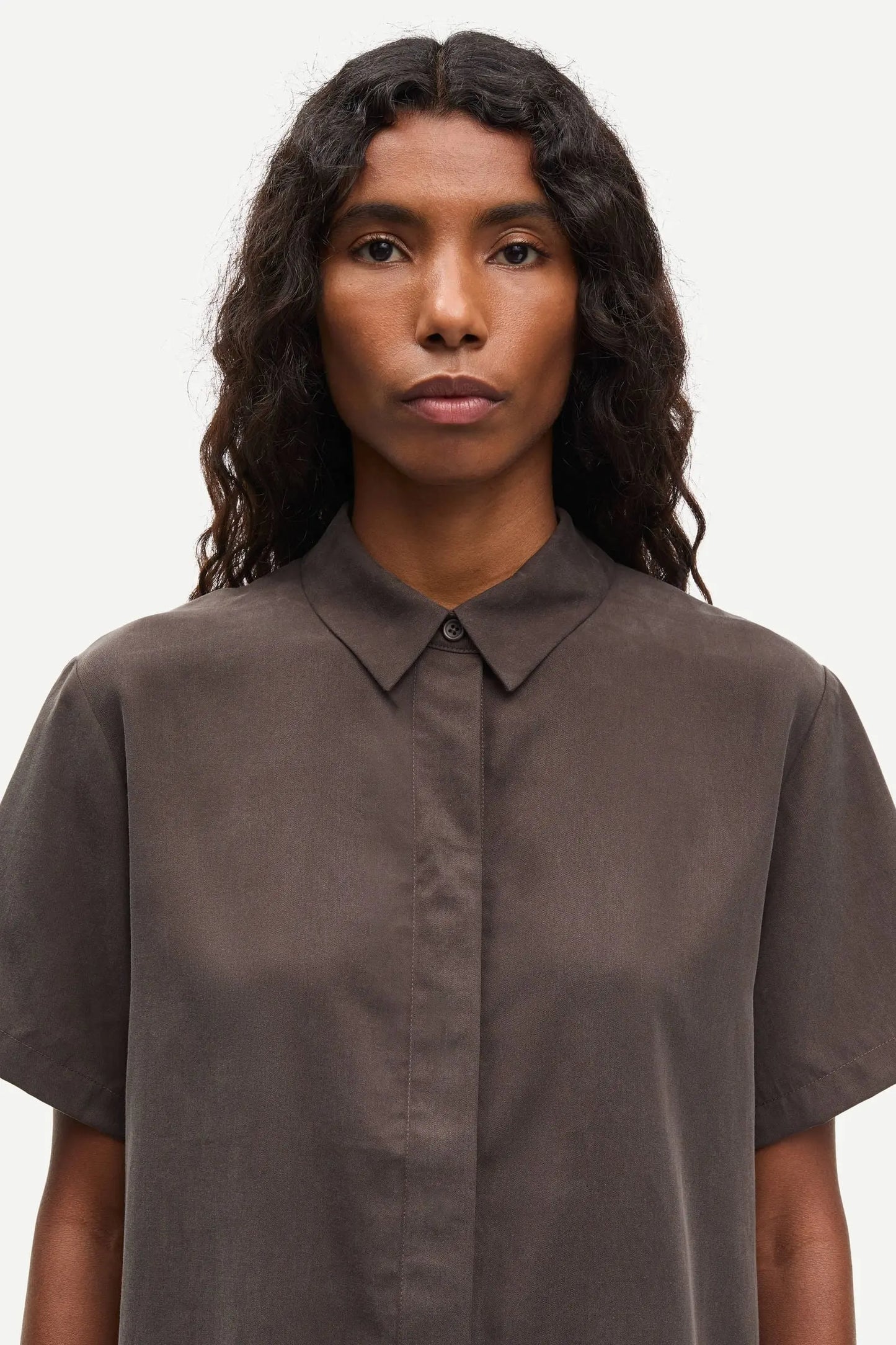 Samsøe Samsøe - Mina ss shirt - Mulch