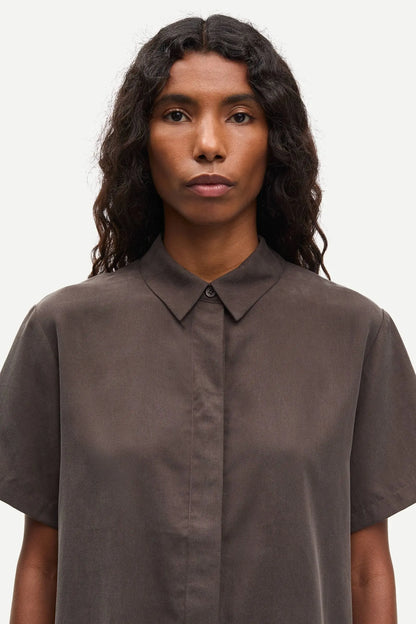 Samsøe Samsøe - Mina ss shirt - Mulch