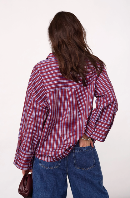 Co’Couture - ReneeCC Check Cuff Shirt
