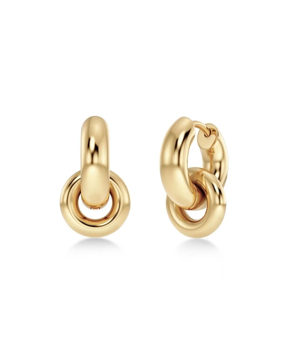 EDBLAD - Chunky Eternal Earrings Gold