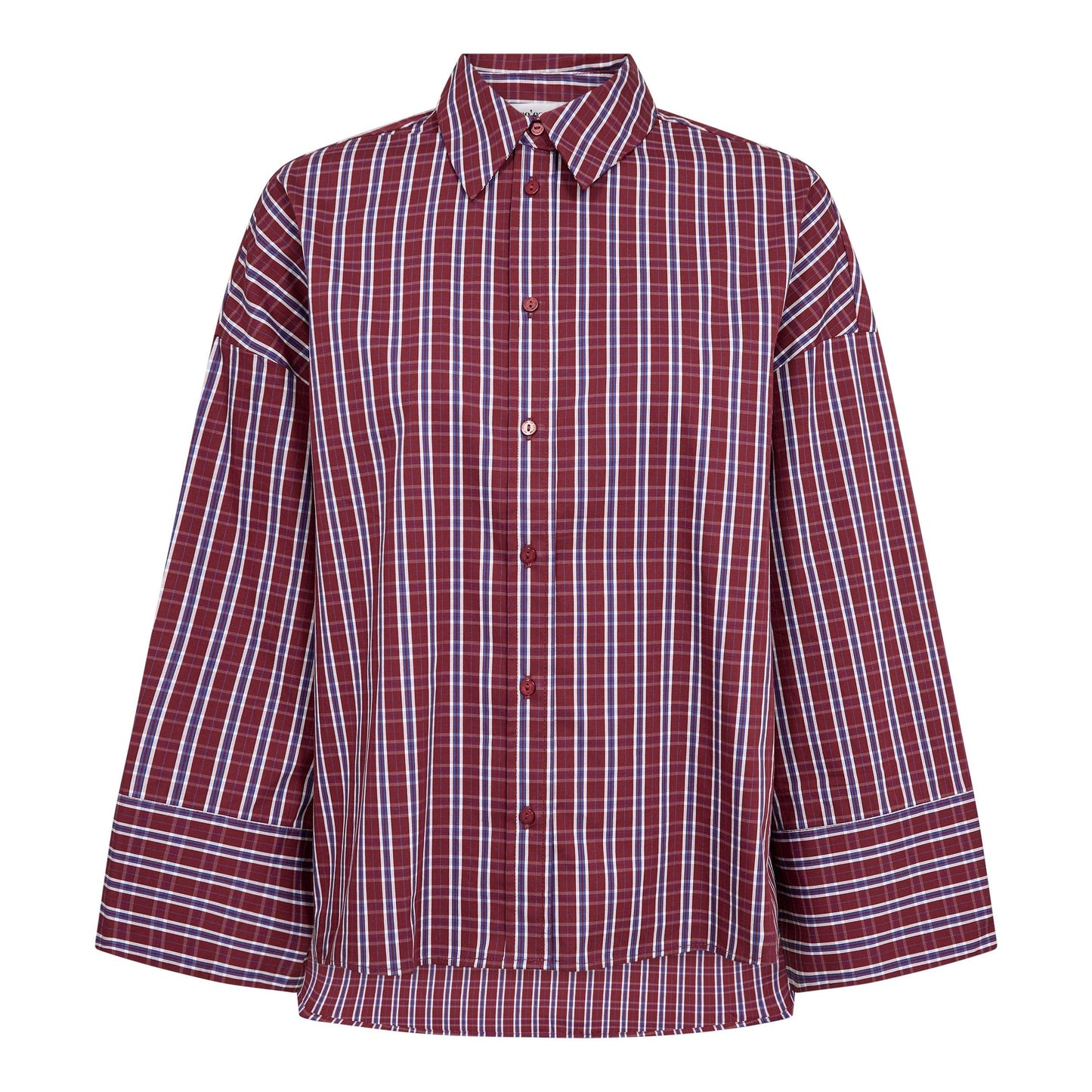 Co’Couture - ReneeCC Check Cuff Shirt