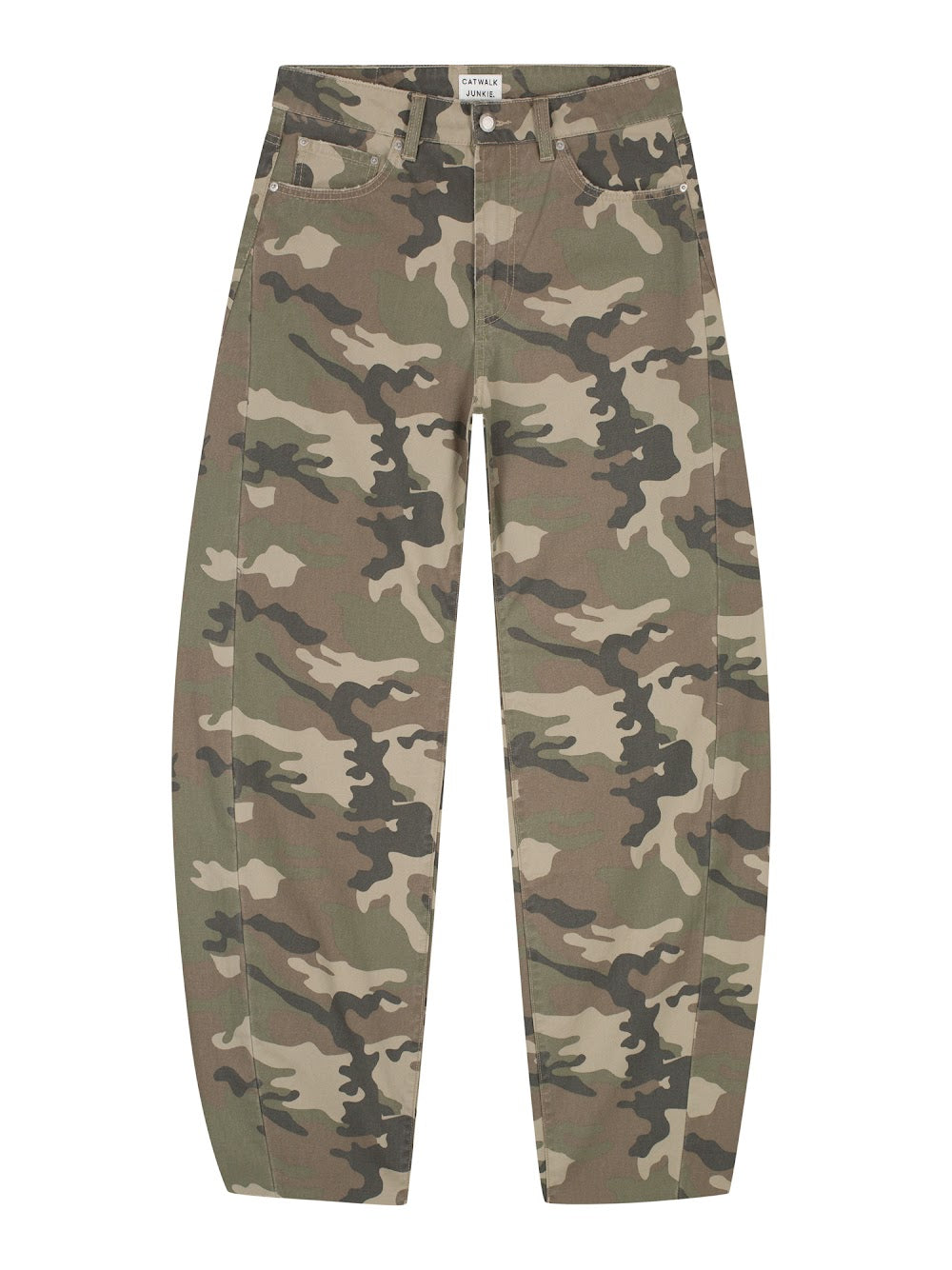 CATWALK JUNKIE. - Super barrel fit camo jeans