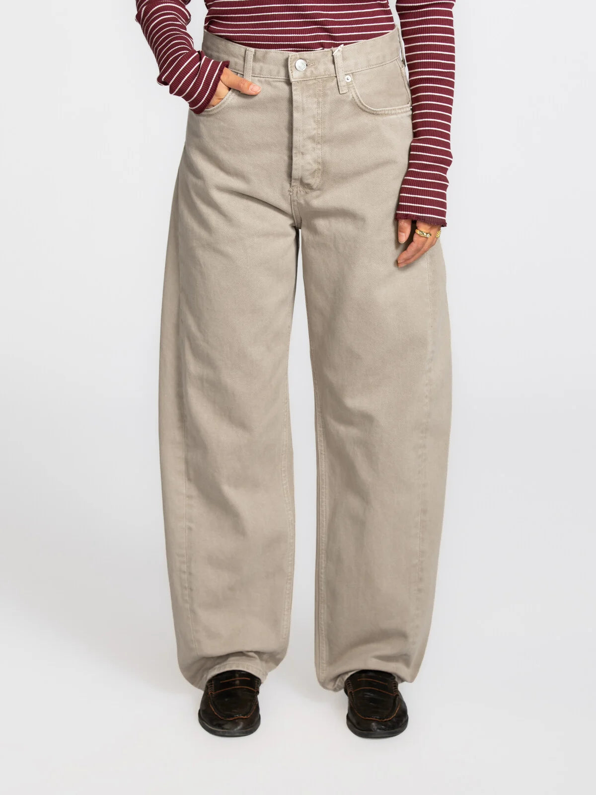Les Soeurs - Meryl Balloon Colored Twill Trousers