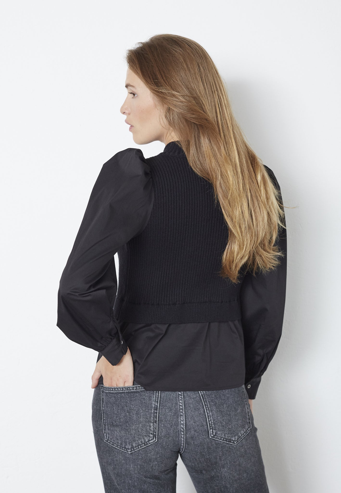 Co’Couture - ElisabethCC Mix Zip Knit
