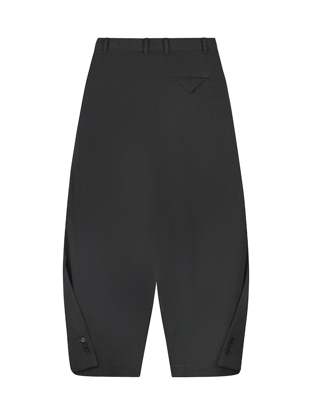 CATWALK JUNKIE. - Barrel Fit Tailored Trousers - Dark Grey Melange