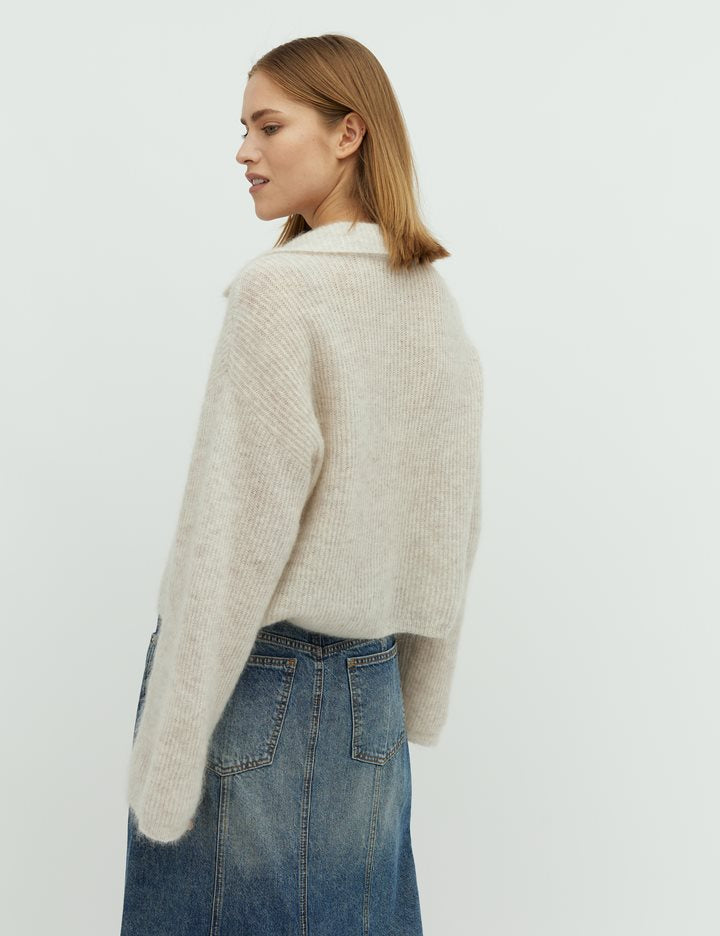 MbyM - Larya-M Cardigan - Oat Melange