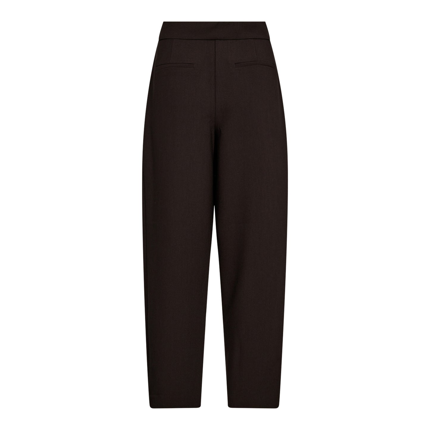 Co’Couture - VolaCC Carrot Pleat LL Pant - Dark Brown