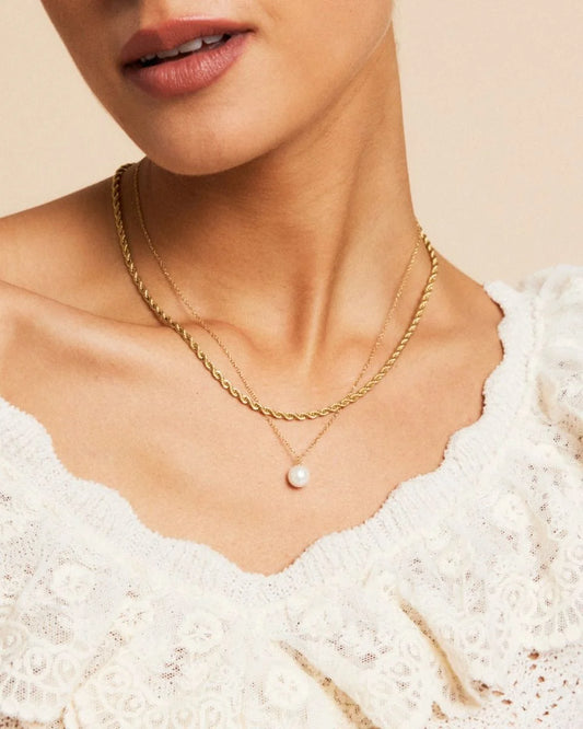 EDBLAD - Rope Chain Necklace Gold
