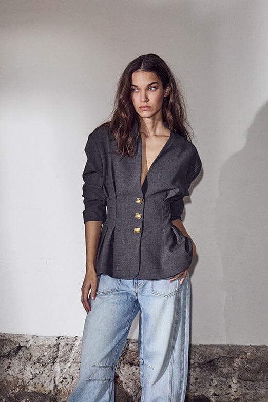 Haute L’Amitié - Enna Waist Pleat Blazer