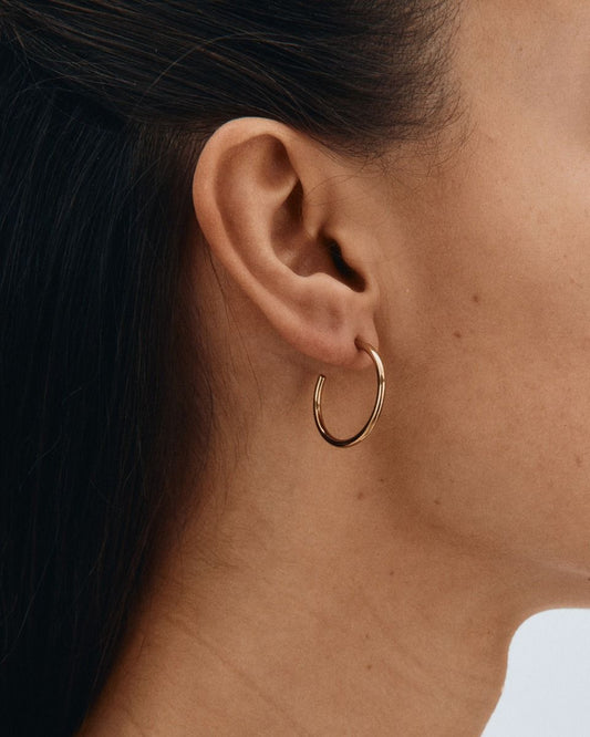 EDBLAD - Hoops Earrings Gold Medium