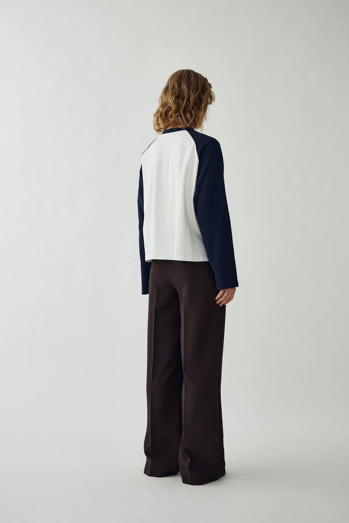NOELLA - N-Nikkie Top - White Navy Combo