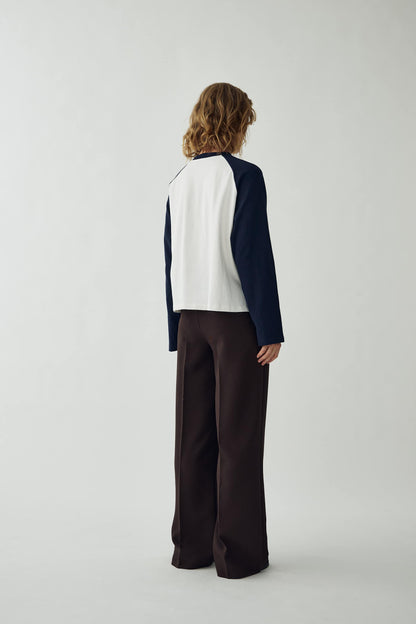 NOELLA - N-Nikkie Top - White Navy Combo