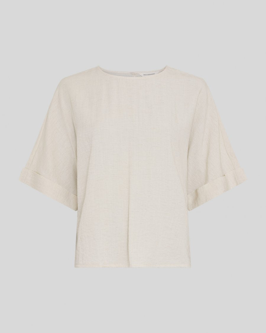 MSCH Copenhagen - MSCHDaria 2/4 Top - Sand Melange