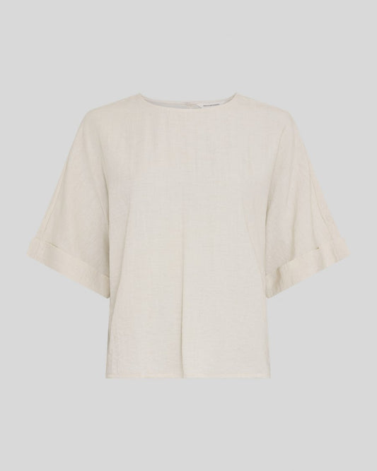 MSCH Copenhagen - MSCHDaria 2/4 Top - Sand Melange