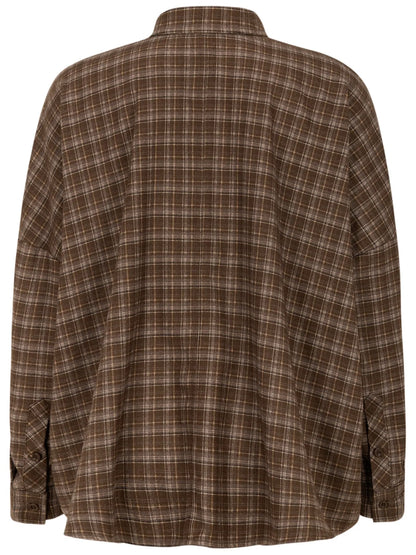 TOODAY - TDDina Oversize Shirt - Brown check