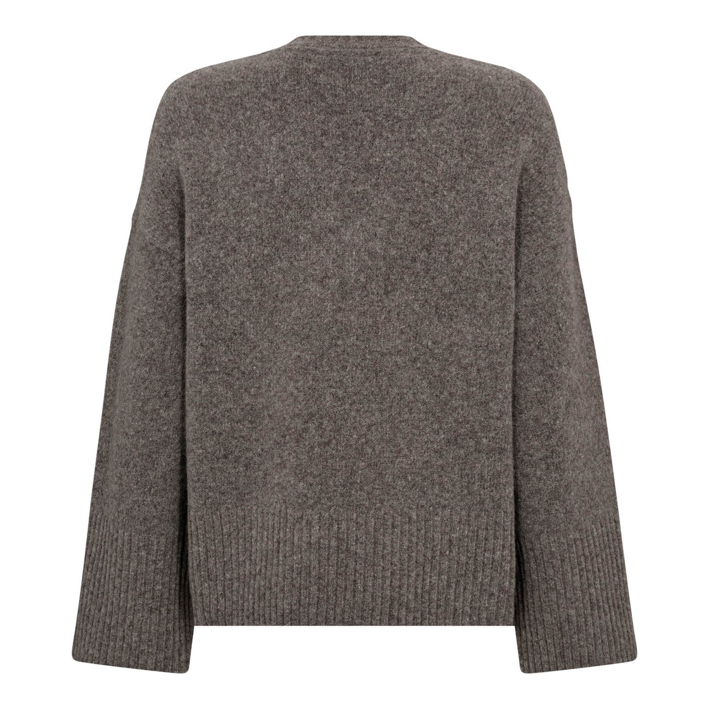 Co’Couture - RogerCC V-Neck Knit Walnut