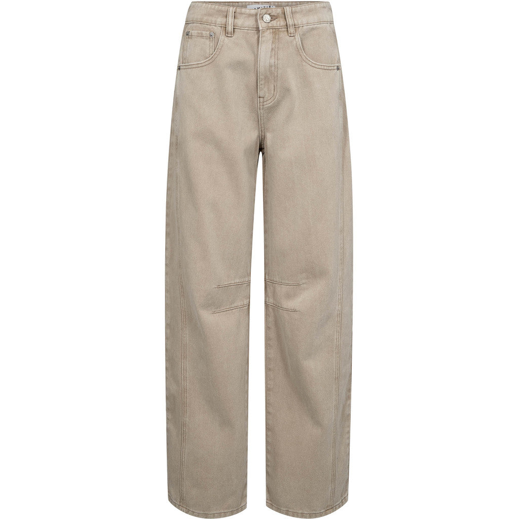 Haute L’Amitié - Drew Barrel Panel Jeans Khaki