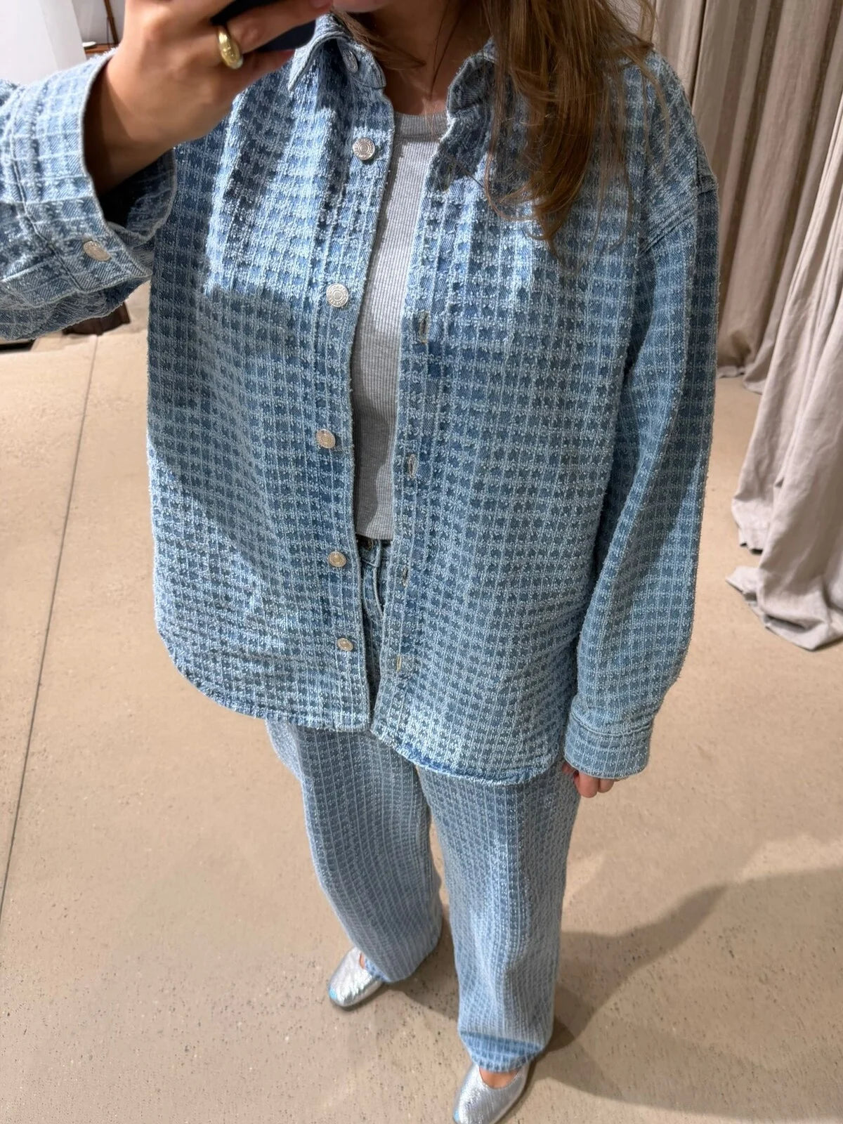 Les Soeurs - Les Soeurs Textured denim Gigi