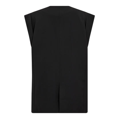 Co’Couture - AminaCC Double Layer Vest - Black