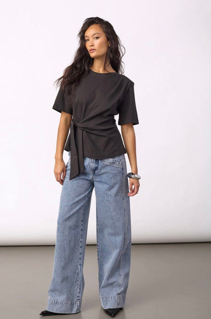 Co’Couture - OrianeCC Pleat Tie Tee