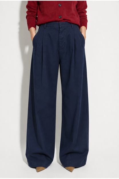 IMPREVU - Marineblauw Rio Lycoell-broek