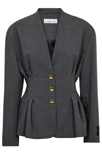 Haute L’Amitié - Enna Waist Pleat Blazer