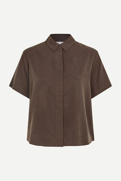 Samsøe Samsøe - Mina ss shirt - Mulch