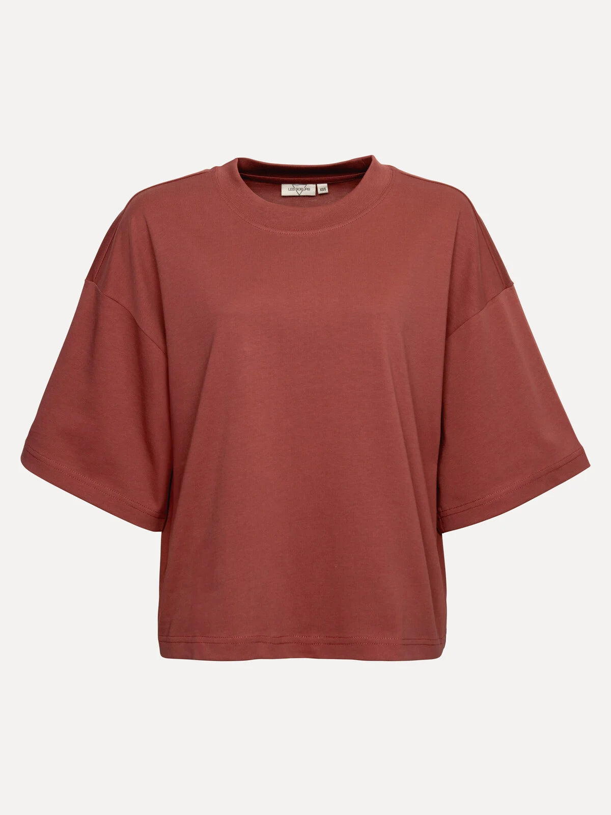 Les Soeurs - Boxy T-Shirt Tiara - Bordeaux