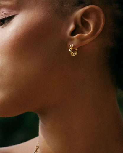EDBLAD - Spiral Hoops S Gold