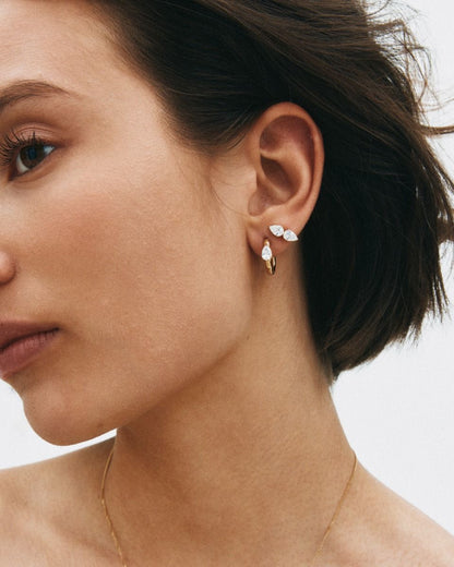 EDBLAD - Arrow Studs Gold