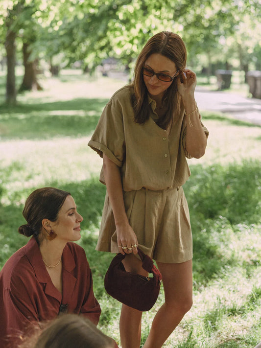 Les Soeurs - Linnen blouse Mercer